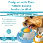 1Pc Pet Licking Fun Plate | Wet Food Yogurt for Licking,Slowly Consumes Energy,Cleans Oral Care,Suitable for Cats And Dogs