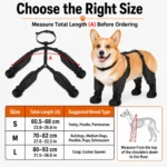 1set Pet Rain Shoes Dog Rain Boots Waterproof Dog Boots Small Puppy Medium Large Dogs Pet Booties Anti-Slip Dog Shoes Rain Snow - Image 4