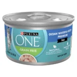 12 pack Pate, Natural Grain Free, Wet Cat Food, Oceanwhite Fish, 3 oz Can - Image 2