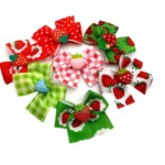 50pcs Small Dog Grooming Bows Strawberry Lemon Style Pet Dog Hair Bows Rubber Bands Dog Hair Accessories Pet Supplies for Dogs - Image 4