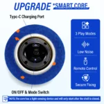 Smart Interactive Dog Toy, Indestructible E-TPU Toy Ball for Aggressive Chewers, Automatic Moving, Rechargeable Ball for Small/M - Image 3