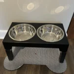 Elevated Dog Feeder Bowls Adjustable Raised Stand with Double Stainless Steel Food Water Bowls Small Medium Large Dogs - Image 6