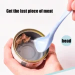 Portable Dog Cat Canned Lid Set Silicone 2-in-1Food Sealer Spoon Pet Food Cover Storage Fresh-keeping Lids Bowl Dog Accessories - Image 2