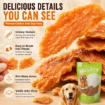 Dog Treats Chicken Jerky 500g - Image 3