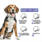 38/70cm Retractable Pet Collars Soft Silicone Dog Collar Puppy Collar Cat Neck Strap Valid for 8 Months Waterproof Pet Supplies - Image 5