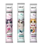 High Meat Content Lickable Wet Cat Treats, Healthy Squeezable Soft Puree Cat Snacks - 0.5 Ounces Each Tube, 20 Tubes
