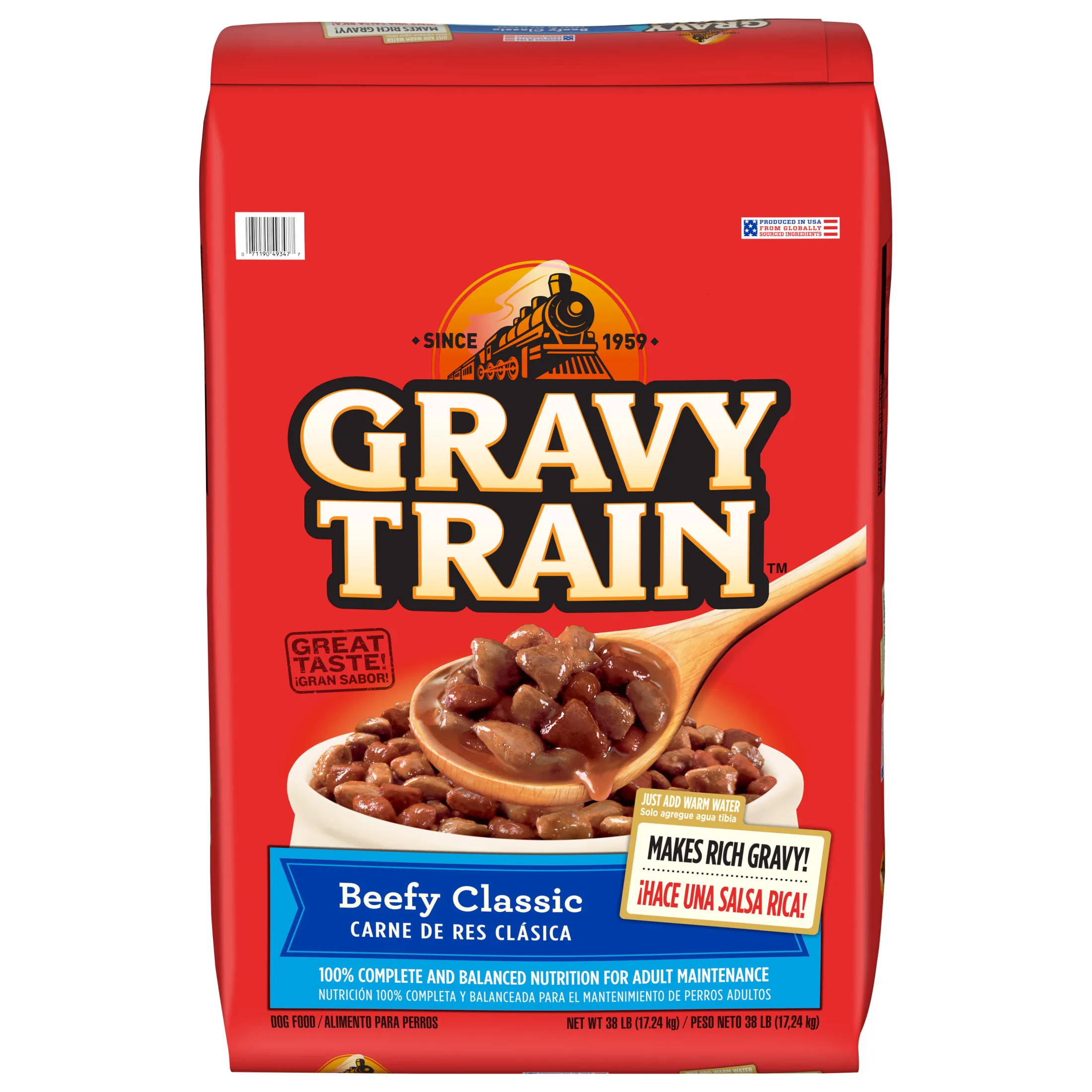 kf-S9a235bbe04de4809930fbadc1aa471e6W Beefy Classic Dry Dog Food 38 lb Bag for Adult Dogs - Image 1