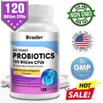 Probiotics 120 Billion CFU 36 Strains Contains Prebiotics and Digestive Enzymes for Digestion and Immune Support Vegan, Non-GMO