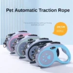 3/5M Nylon Dog Leash Automatic Retractable Durable Cat Lead Extending Puppy Walking Running Traction Roulette For Small Dogs - Image 3