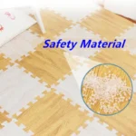 Puzzle Mat 12PCS 30x30cm Foam Play Mats Rug Baby Game Mat Baby Activity Gym Puzzle Mat Wood Grain Floor Mat Kids Carpet Play Mat - Image 9