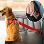 Nylon Dog Leash Adjustable Retractable Car Seat Belts Safety Belt Suit Most Vehicle Small Medium Travel Clip French Bulldog - Image 4