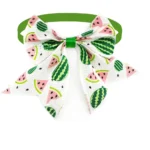 50pcs Summer Dog Neckties Fruit Style Adjustable Small Dog Puppy Bow Tie Collar Pets Grooming Pet Accessories for Small Dogs - Image 3