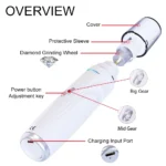 Electric Dog Claw Grinder USB Rechargeable Electric Dog Nail Trimmer Quiet Electric Pet Cat Paws Nail Grooming Trimmer Tools - Image 4