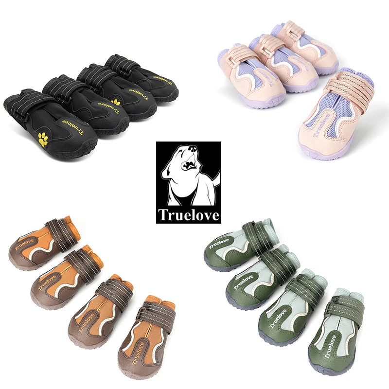 kf-S9e89e226694a46f8841f321402eb843az Truelove Waterproof Winter Dog Boots for Large Dogs-Warm,Reflective&Anti-Slip Outdoor Shoes-Clearance Sale-TLS396 - Image 1