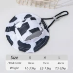 Adjustable Ear Exposed Pet Bucket Hat Summer Sun Hat Cute Print For Small Medium Large Dogs Cats Puppy Pet Accessories - Image 3