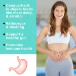 Digestive Enzyme Supplement - Prebiotics+Probiotics (10B CFU), Gut Health, Nutrient Absorption, Support Immune & Digestive - Image 4