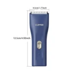 Professional Pet Electric Hair Clippers Waterproof USB Charging Dog Hair Clipper Silent Cat Grooming Clippers for Cats and Dogs - Image 7