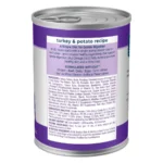 Basics Grain Free Adult Wet Dog Food, Skin and Stomach Care, Turkey, 12.5oz Can - Image 2