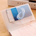 6pcs Travel Waterproof Dirt Passport Holder Cover Wallet Transparent PVC ID Card Holders Business Credit Card Holder Case Pouch - Image 2