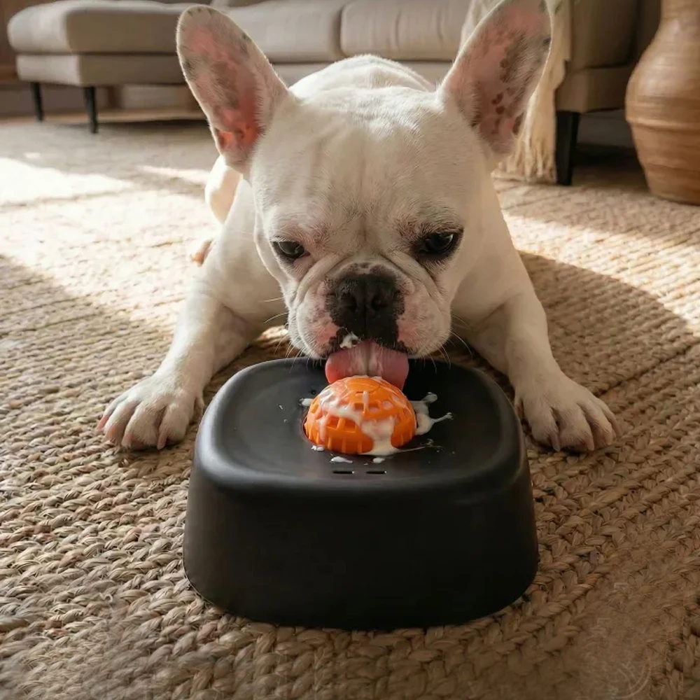 kf-Sa5cebb9088e84df8984ec1c7a8815806M Pet Slow Licking Bowl For Dogs Cats Anti-Choking Dog Bowl Liquid Treats Bone Yogurt Healthy Pet Slow Food Feeder Dog Accessories - Image 1
