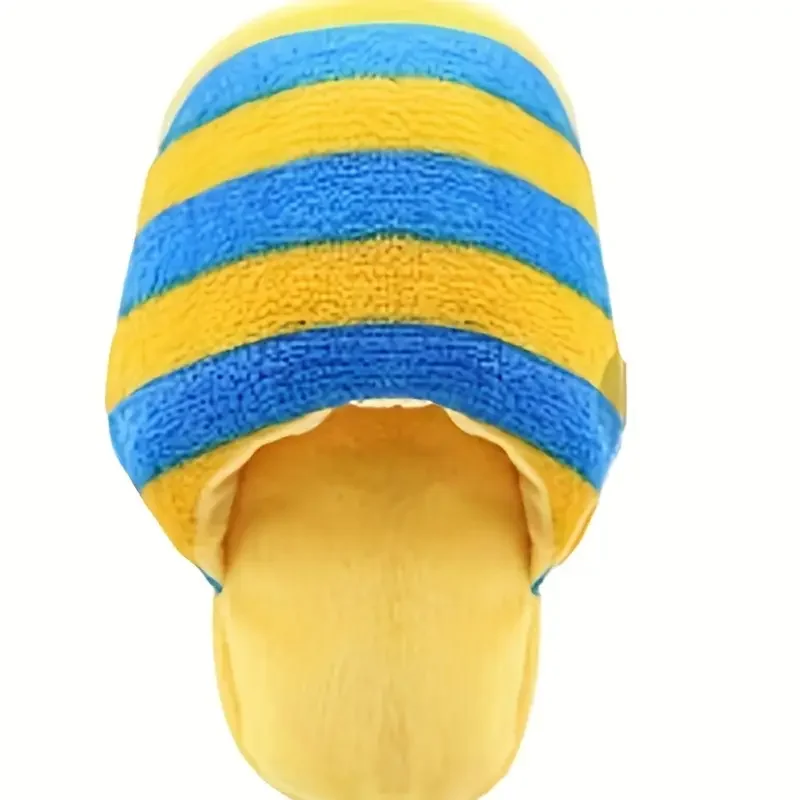 1pc durable plush squeaky slipper chew toy for breeds colorful cartoon animal resistant soft texture no batteries needed interactive dog toys for details 9