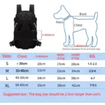 Double Shoulder Breathable Portable Travel Pet Dog Carrier Backpack Mesh Carrier Front Bag for Small Dog Cats Outdoor - Image 2