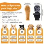 4-Pack Anti-Slip Dog Socks, Prevent Licking and Biting of Hard Wooden Floors, Strong Grip, Paw Protection, Anti-Scratch, Double-Sided Anti-Slip Dog Socks - Image 6