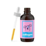 30ml Liquid Collagen for Dogs Skin Coat Supplement Premium Grass-fed Collagen for Dogs Biotin Vitamin C Hyaluronic Acid