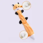 1/3 Pcs, Fox Raccoon & Squirrel - Unfilled Squeaky Dog Toys, Chew Toys for Small to Medium Breeds Soft Plush Toys Puppy Toys - Image 3