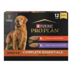 Wet Grain Free Wet Dog Food Complete Essentials Variety Pack, Chicken and Carrots and Turkey and Sweet Potato Entrees, 13 oz Can