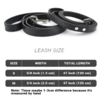 16 Colors Dog Leash Soild Color Leather Pet Walking Training Leads For Small Medium Large Dogs Cat In Collar And Harness 120cm - Image 6