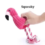 Animal Shape Squeaky Toys Plush Dog Toy Cute Bite Resistant Corduroy Dog Toys for Small Large Dogs Puppy Pet Dog Accessories - Image 2
