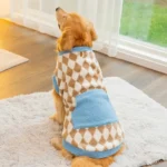 Dog Clothes for Big Dogs Winter Warm Dog Vest Fleece Dog Coat Pet Dog Hoodies Golden Retriever Collie Medium Large Dog Costume - Image 4