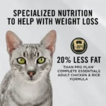Weight Management Dry Cat Food, Chicken and Rice, 3.5 lb Bag - Image 3