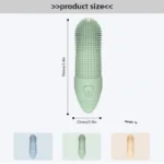 Dog Toothbrush, 360° Cleaning Finger Toothbrush for Dogs, Food Grade Silicone Dog Finger Toothbrush for Dogs & Cats Dental Care - Image 6