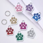 Custom Logo Pet Dog Tag Personalized Cat and Dog Keychain Anti-Lost Pet ID Tag Pendant Pet Supplies Wholesale - Image 2