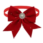 50/100PCS Diamond Bows For Dogs Bowties Plush Pet Grooming Small Dog Cat Bow Ties Neckties Adjustable Dog Weeding Party Supplies - Image 4