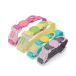 Transparent Buckle Collar Candy Color Pet Cat Dog Collars Leashes For Small Medium Dogs - Image 2