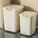 10KG Rice Container Rice Storage Box Sealed Cereal Dispenser with Buckle Insect Proof Grain Pet Food Container Kitchen Organizer - Image 6