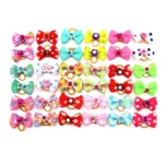 6/10/20/30/50pcs Handmade Nice Mix Pet Dog Hair Bows for Puppy Small Dogs Grooming Bows Dog Hair Accessories Dogs Wedding Party - Image 4