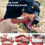 Silicone dog bite toy, natural rubber non-toxic, suitable for strong biting dogs, interactive cleaning of teeth bones, - Image 8