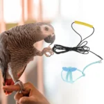 1Pcs Parrot Flying Rope Adjustable Bird Harness Leash Outdoor Flying Traction Rope for Cockatoo Macaw Safe - Image 8