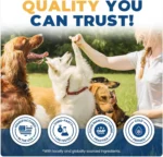 50 Counts Hip & Joint Supplement for Dogs Joint Chews Collagen Glucosamine Chondroitin in Canine Health Omega 3 Curcumin - Image 6
