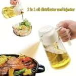 2 in 1 200/300/500ml Oil Spray for Kitchen Spray Oil Bottle Oil Washer Vinegar Soy Sauce Sprayer Containers Washer