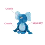 Stuffed Raw Small Joint Dog Plush Chew Toy Indestructible Bite Resistant Sound Puppy Squeaker Dogs Rattle For Pet Toys Supplies - Image 6