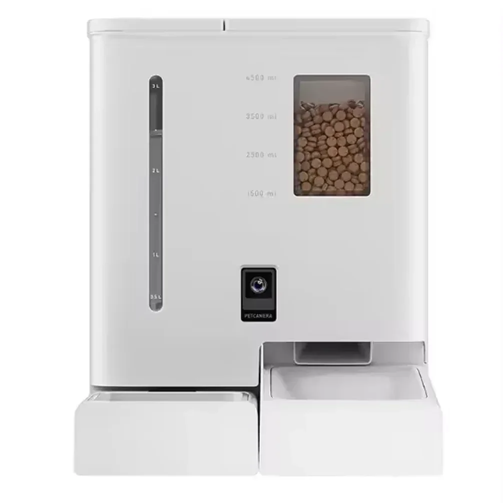 kf-Sb7e3447a2bd649cab25badb704a7392fM Automatic Cat Dog Feeder 2 in 1 Cat Water Fountain with Camera Smart Pet Fountain Cat Dog Feeder Pet Products - Image 1