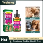 Cranberry Bladder Health Drop Dog Urinary Tract Infection Supplement Bladder Stone Remover Promote Kidney Health Pet Health Care
