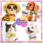 50PCS Summer Small Dog Bow Tie For Dogs Pets Bows For Small Dogs Grooming Hair Bows Pets Accessories For Dogs - Image 2
