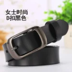100cm 105cm 110cm 115cm Men Women Genuine Leather Belt Pure Color Red Belts Top Quality Jeans Casual All Match Pin Buckle 2025 - Image 5
