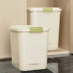 10KG Rice Container Rice Storage Box Sealed Cereal Dispenser with Buckle Insect Proof Grain Pet Food Container Kitchen Organizer - Image 4